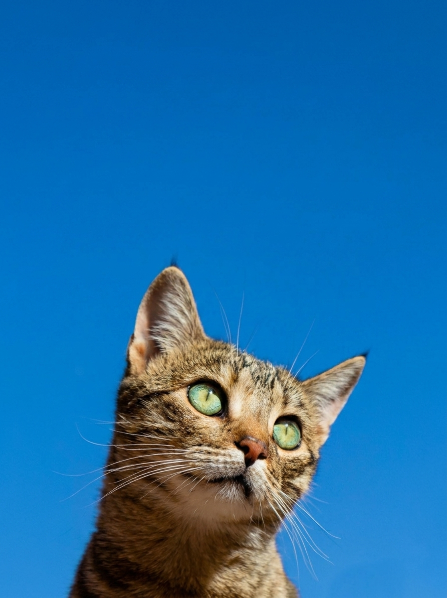A relaxed cat